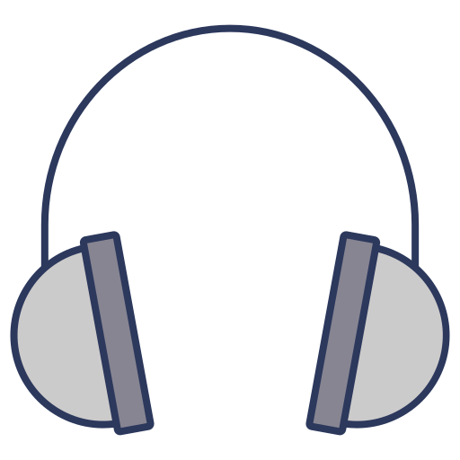 Headphone Dinosoft Lineal Color icon