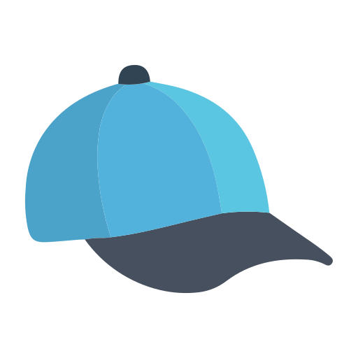 baseball kappe Dinosoft Flat icon