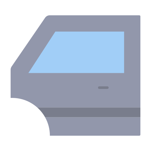 자동차 문 Dinosoft Flat icon