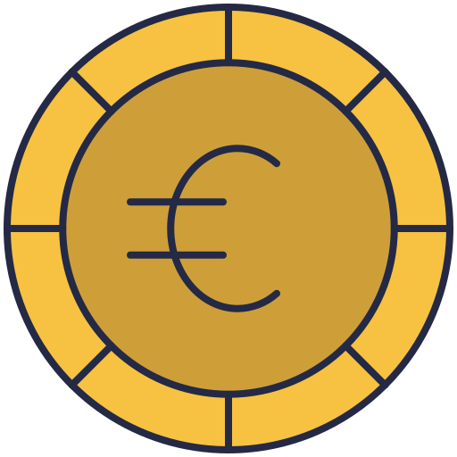 Coin Dinosoft Lineal Color icon