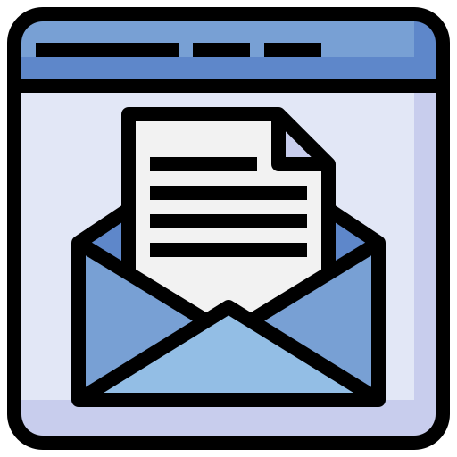 Email marketing Surang Lineal Color icon