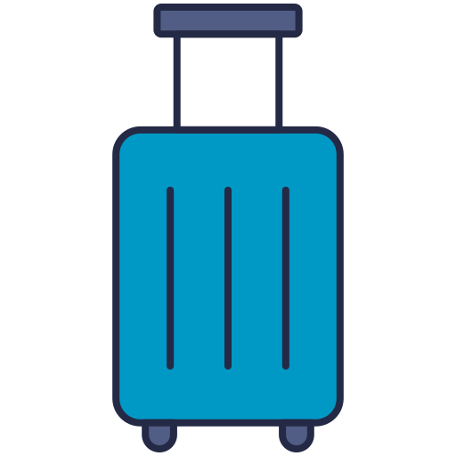 Baggage Dinosoft Lineal Color icon