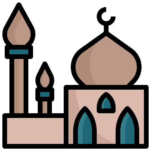 モスク Surang Lineal Color icon