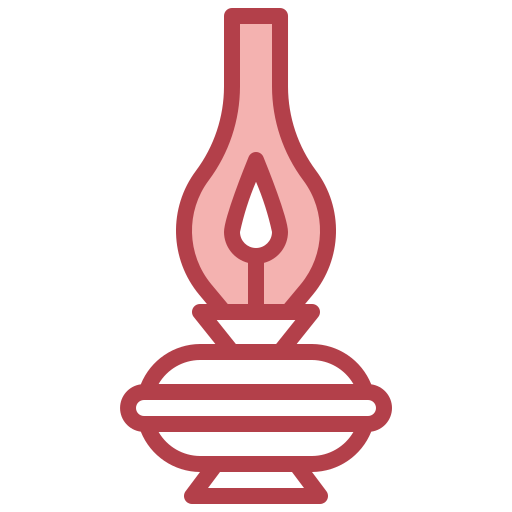 Oil lamp Surang Red icon