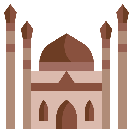 Mosque Surang Flat icon