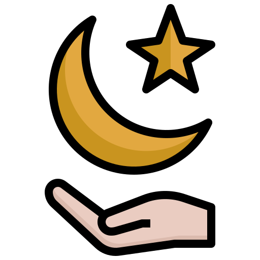 ramadan Surang Lineal Color icona