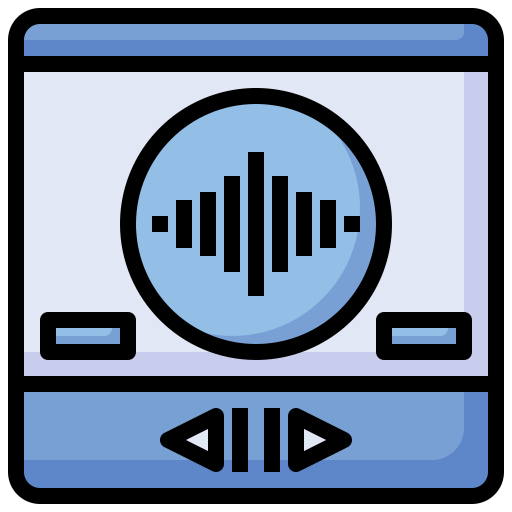 Radio Surang Lineal Color icon
