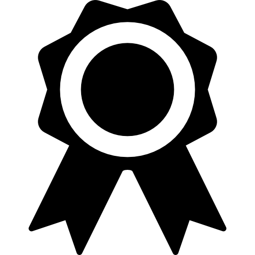 Sport recognition ribbon badge  icon