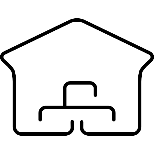 Logistics business boxes storage  icon
