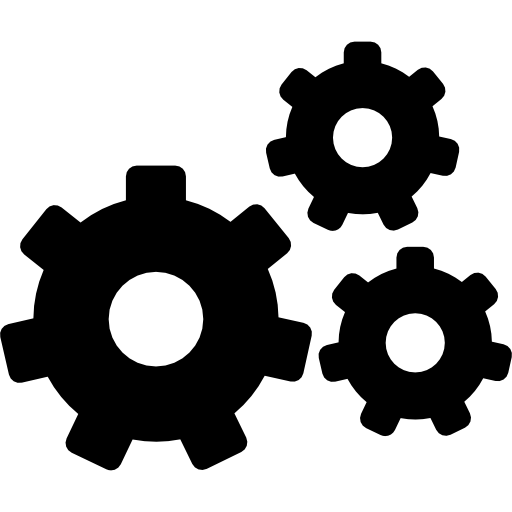 herramienta de configuración de engranajes  icono