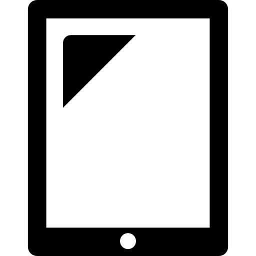 strumento verticale tablet  icona