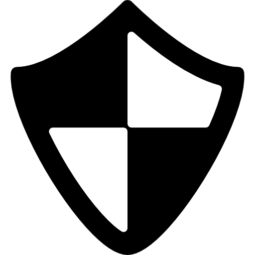 escudo herramienta a cuadros  icono