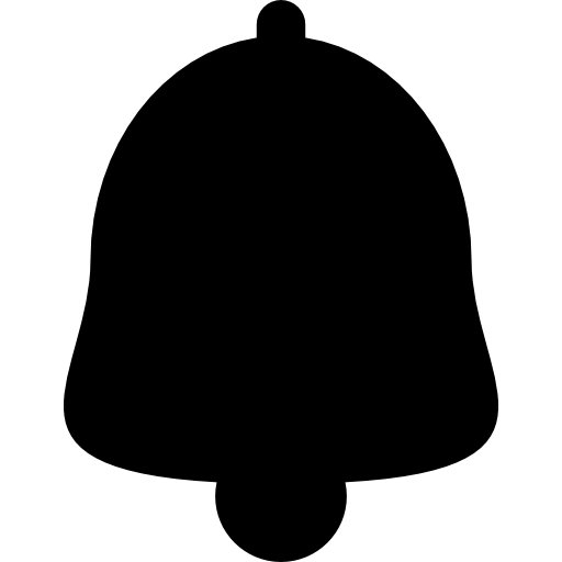 Bell silhouette  icon