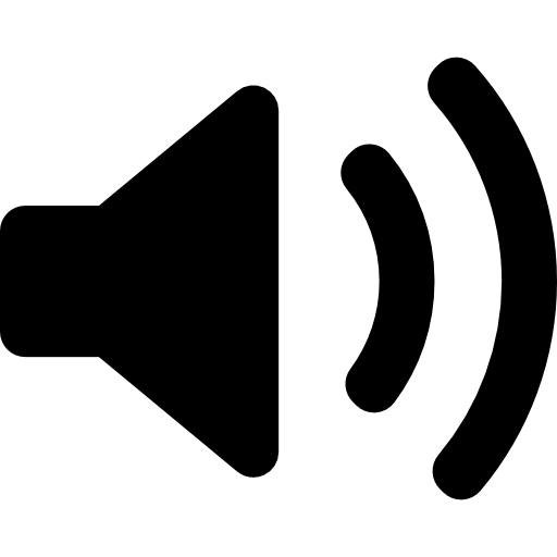 Speaker filled audio tool  icon