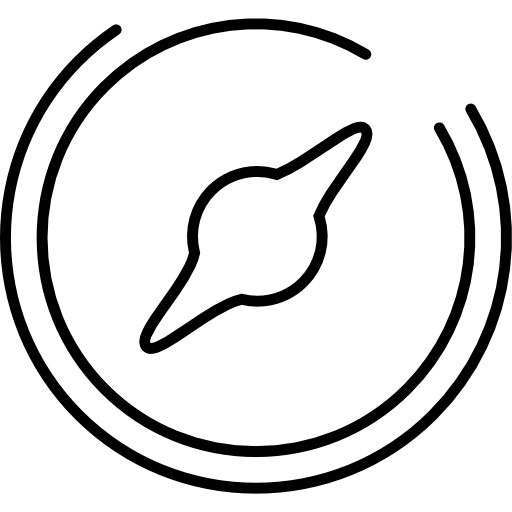 profilo della bussola  icona