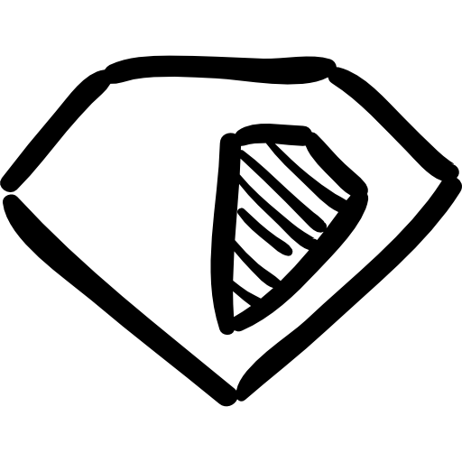 Diamond sketch  icon