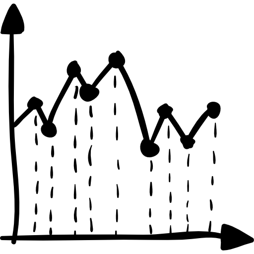 Линейная графика зигзаг  иконка