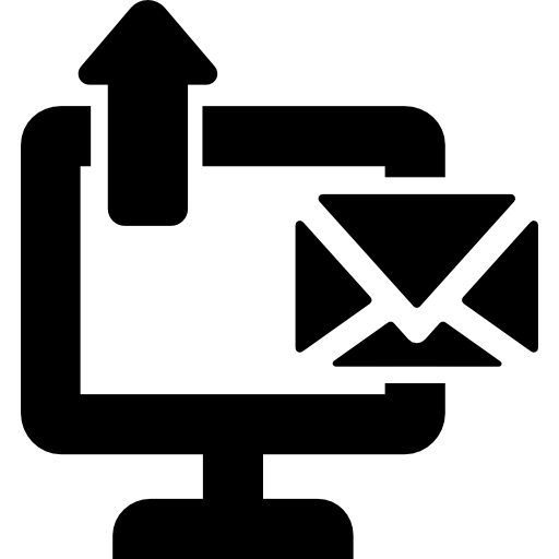 e-mail-upload  icon
