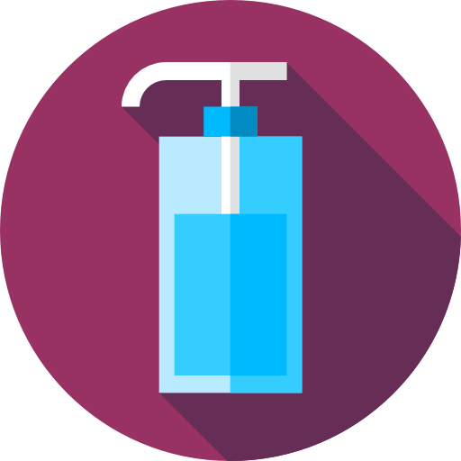 Liquid soap Flat Circular Flat icon