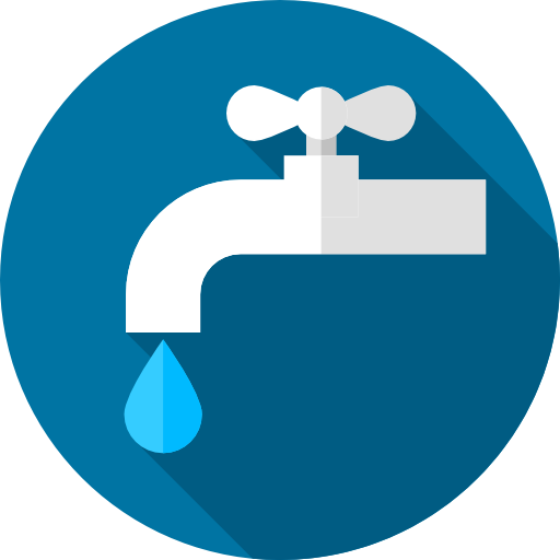 Faucet Flat Circular Flat icon