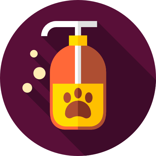 shampoo voor huisdieren Flat Circular Flat icoon