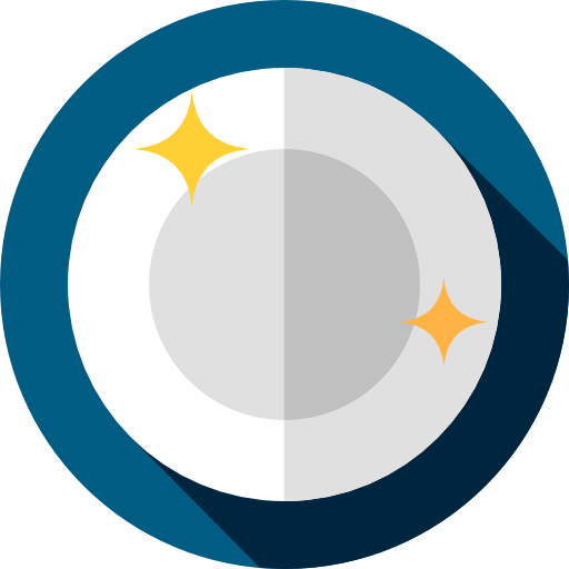 gerecht Flat Circular Flat icoon