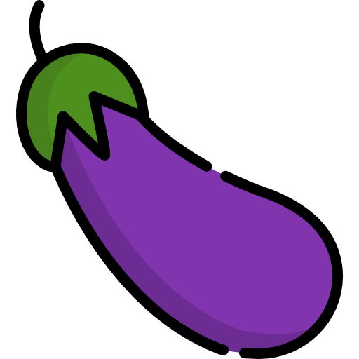 aubergine Special Lineal color icoon
