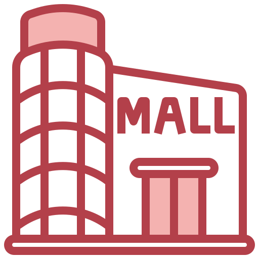 Shopping center Surang Red icon