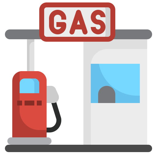 gasolinera Surang Flat icono