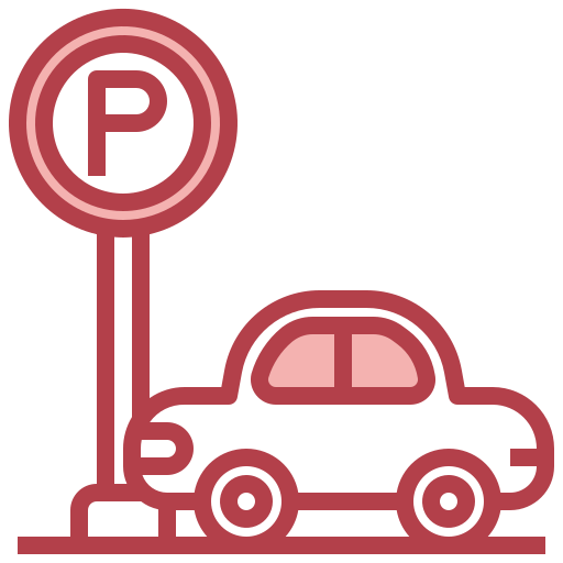 parking Surang Red ikona