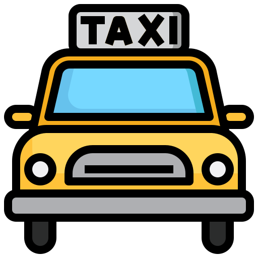 taxi Surang Lineal Color icono