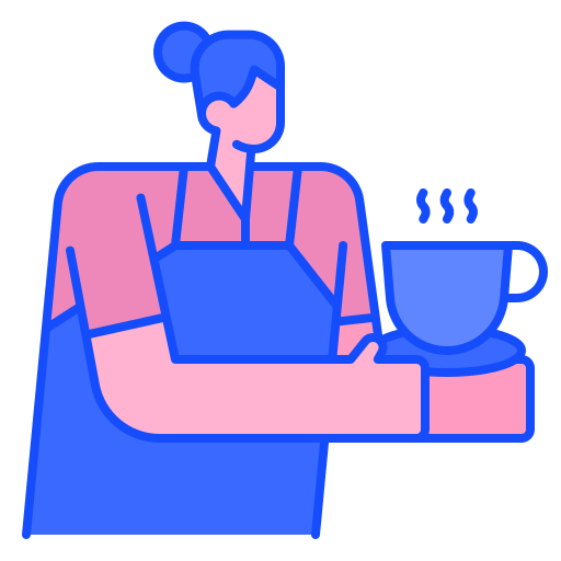 Waitress Generic Outline Color icon