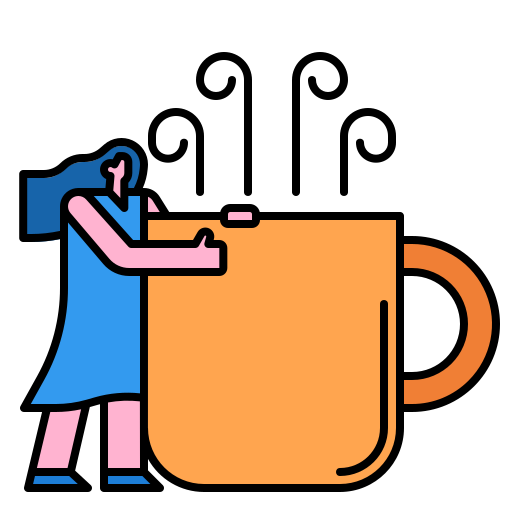 커피 타임 Generic Outline Color icon