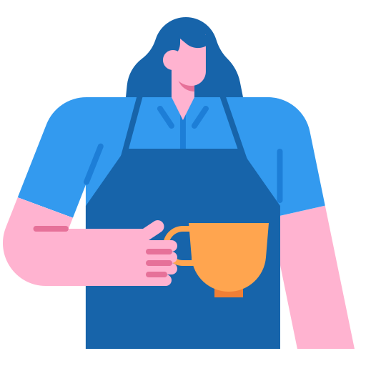 Waitress Generic Flat icon