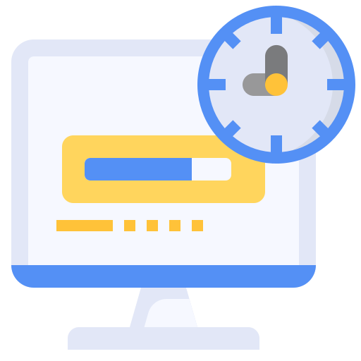computadora Surang Flat icono