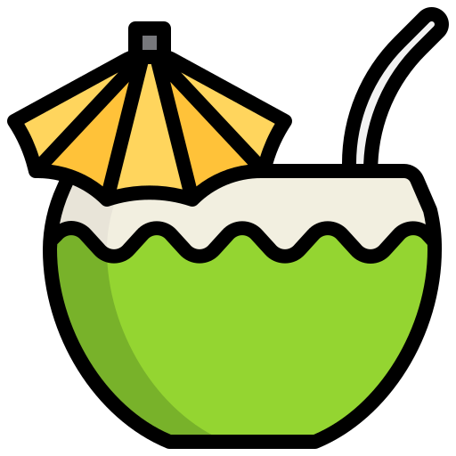 Coconut water Surang Lineal Color icon