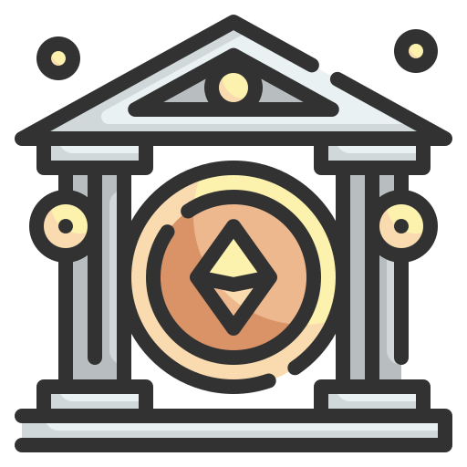 bank Wanicon Lineal Color icon
