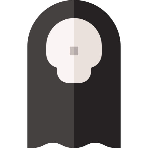 fantôme Basic Straight Flat Icône