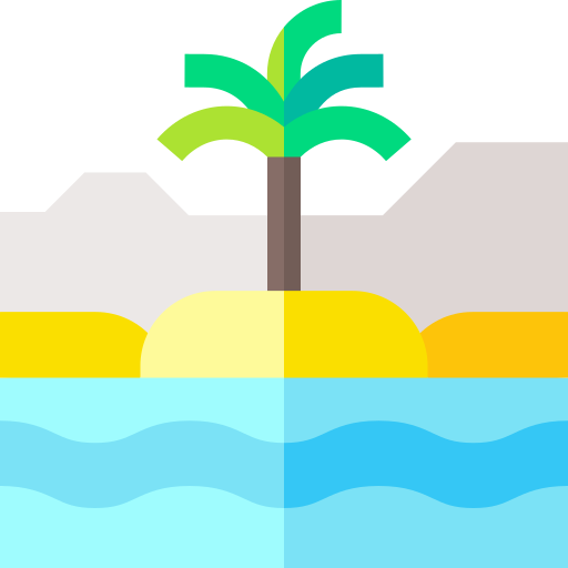 wyspa Basic Straight Flat ikona
