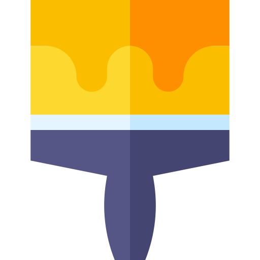 pinsel Basic Straight Flat icon