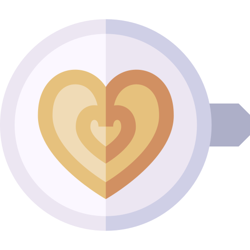 latte-kunst Basic Straight Flat icoon