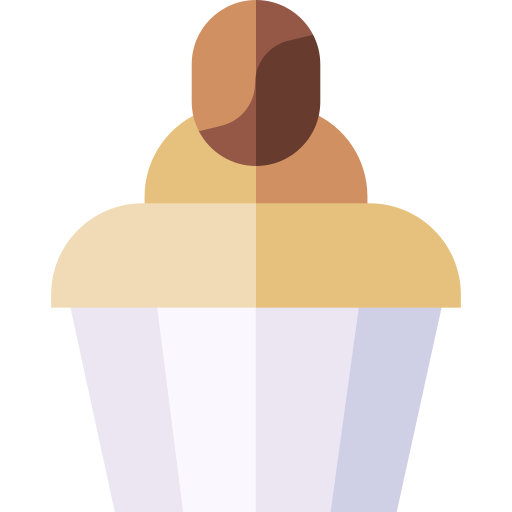 Cupcake Basic Straight Flat icon
