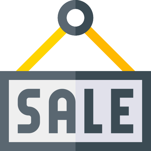 판매 Basic Straight Flat icon