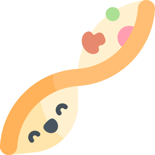 pizza Kawaii Flat icona