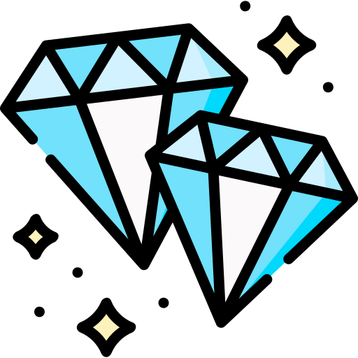 diamants Special Lineal color Icône
