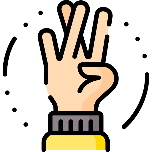 Hand gesture Special Lineal color icon