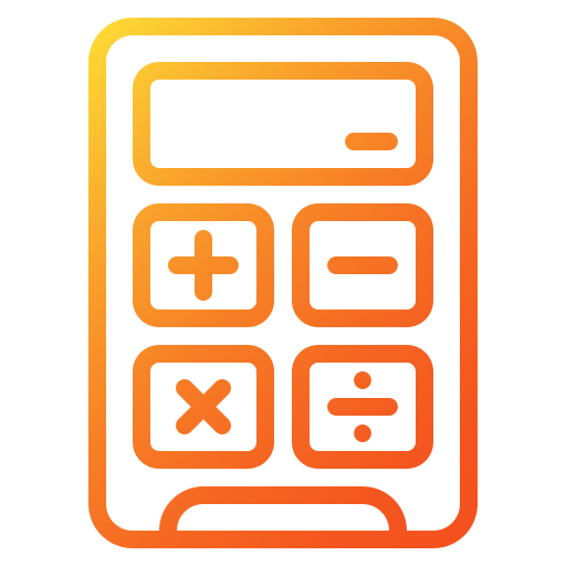 Calculator Generic Gradient icon