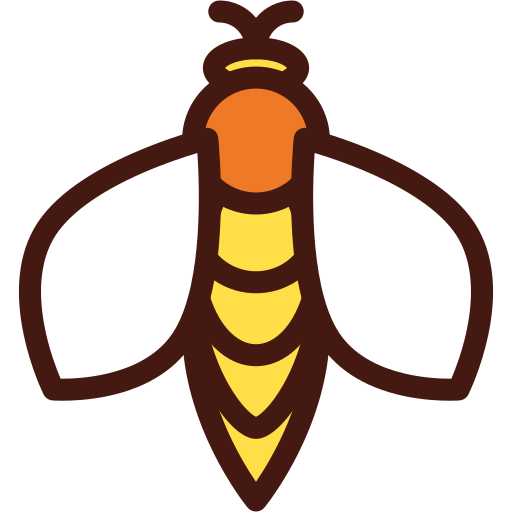 Bee Generic Outline Color icon