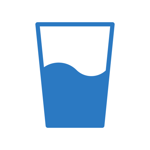 un verre Generic Blue Icône