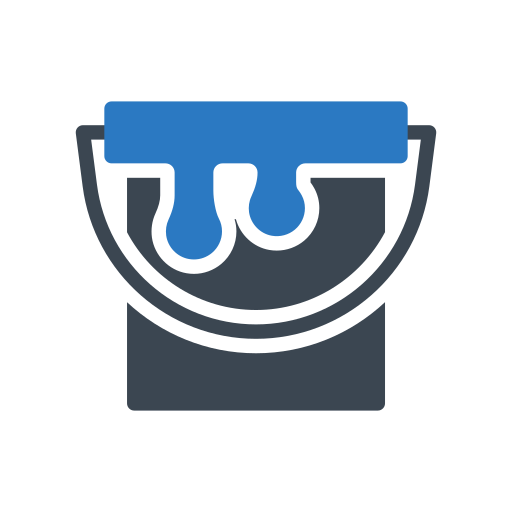 Paint bucket Generic Blue icon